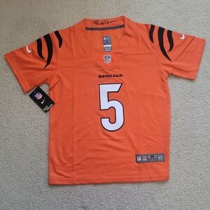 Cincinnati Bengals Tee Higgins #5 Stitched NFL Jersey Men M